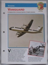 Aircraft of the World Card 43 , Group 2 - Vickers Vanguard