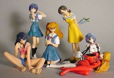 EVANGELION: 6 neue Figuren - Bandai - Yoshiyuki Sadamoto 1. Auflage!!