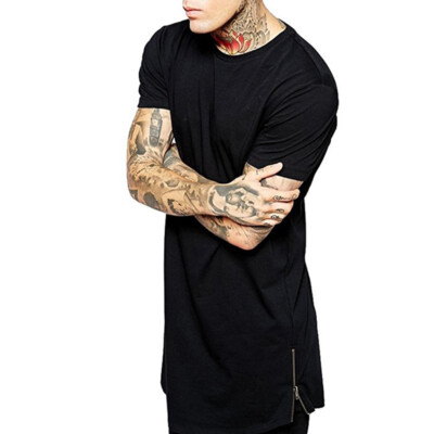 mens long tail tee shirts