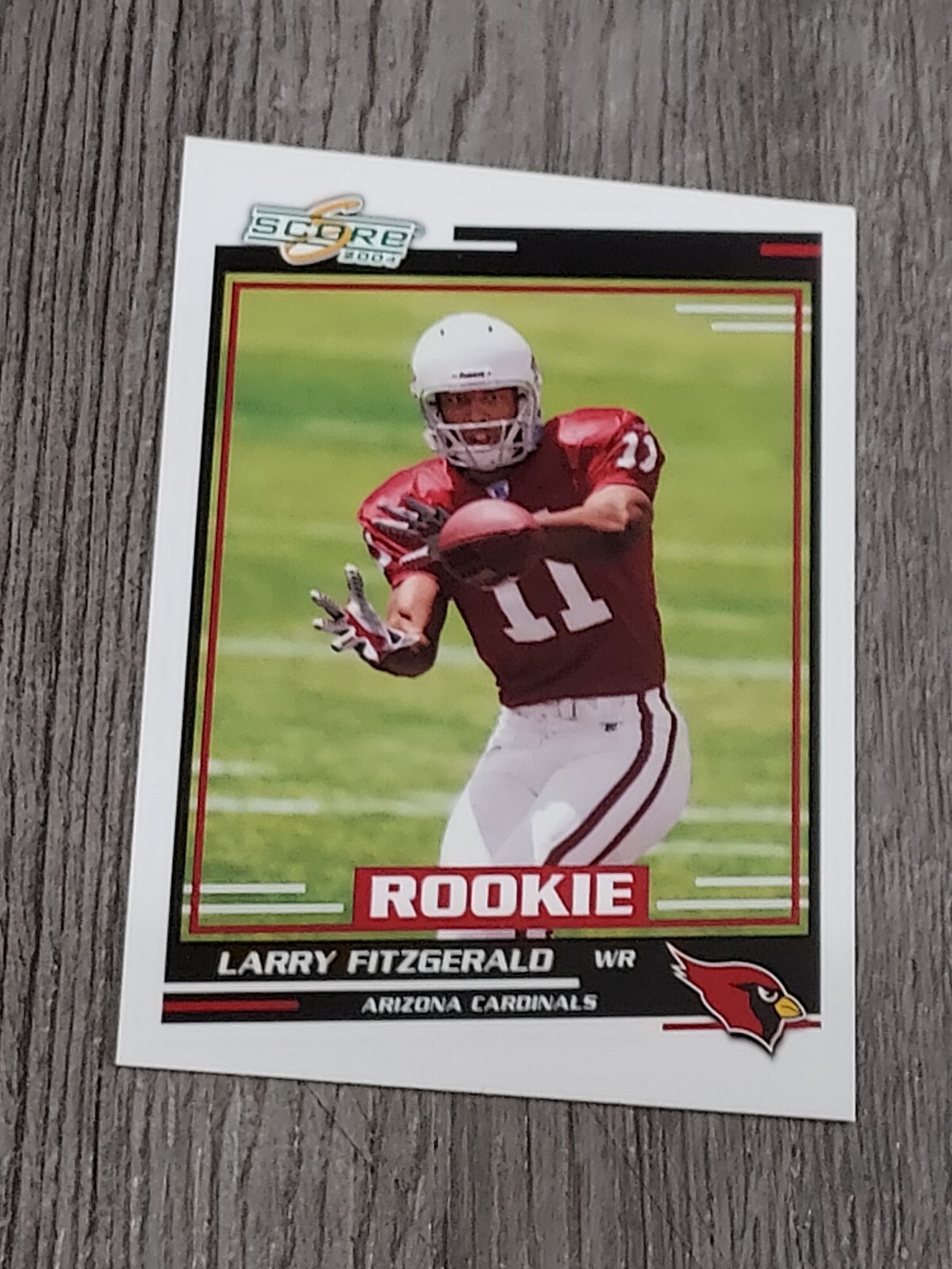 LARRY FITZGERALD 2004 SCORE FOOTBALL ROOKIE CARD 373. CARDINALS.