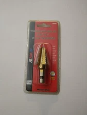 BRAND NEW 1 Piece ATE PRO.USA  titanium step drill bit #90047  - GOLD