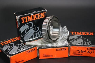 One (1) Timken Precision 368 Tapered Roller Bearing Cone 2'' ID USA NEW