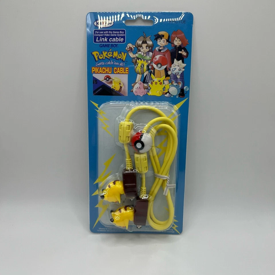 Pokemon Link cable pikachu SIGILLATO nintendo game boy nuovi cavi originali - Immagine 4 di 4