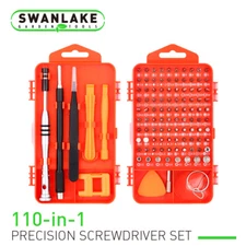 110 Pcs Magnetic Precision Screwdriver Set Phone Computer Repair Tool Kit Set