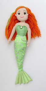aurora plush mermaid doll