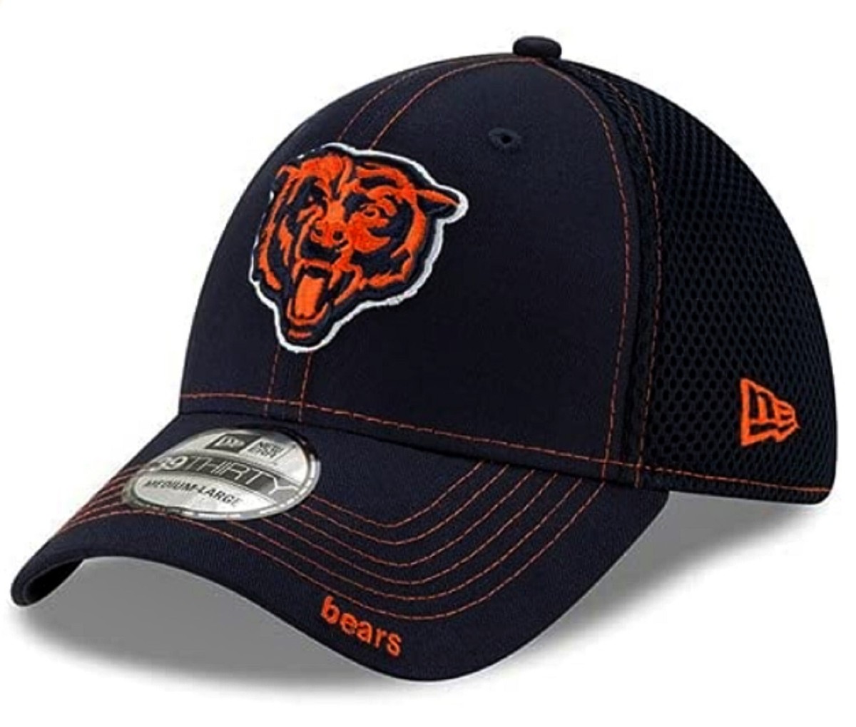 NWT Authentic NFL New Era Chicago Bears Head Navy Neo 39Thirty