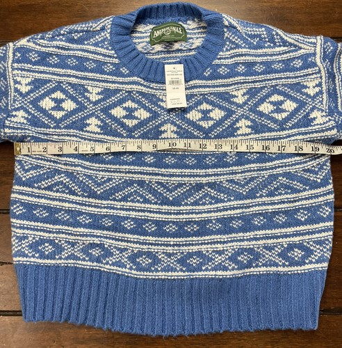 American Eagle Blue Christmas Knit Sweater Size XS - Picture 8 of 9