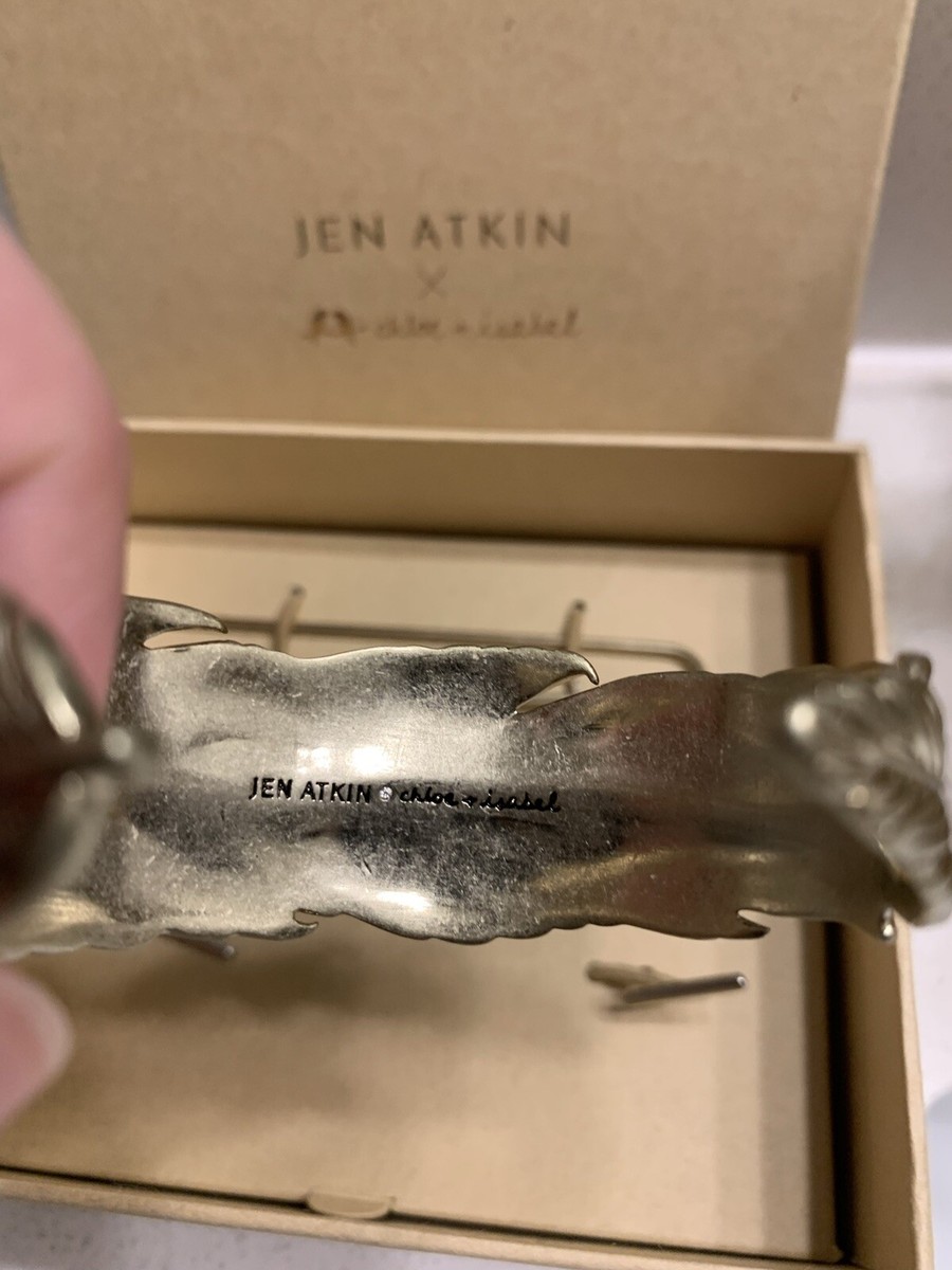 NIB Chloe + Isabel x Jen Atkin Feather Bun Cuff Gold Plated  display picture 1