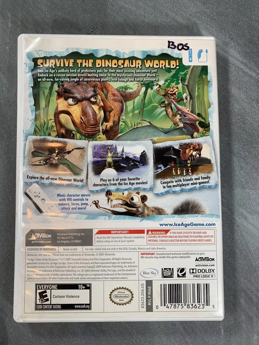 Ice age dawn of the dinosaurs wii discount
