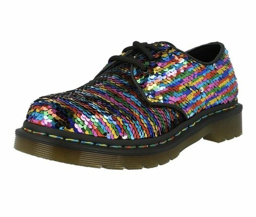 NEW Sz 7 US Doc Dr Martens 1461 Sequin 