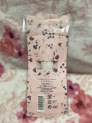 Ladurée Cheek Pot Brush Set Color Rose 01 Refill Pot Cheek Brush Pink Japan New - Picture 5 of 9