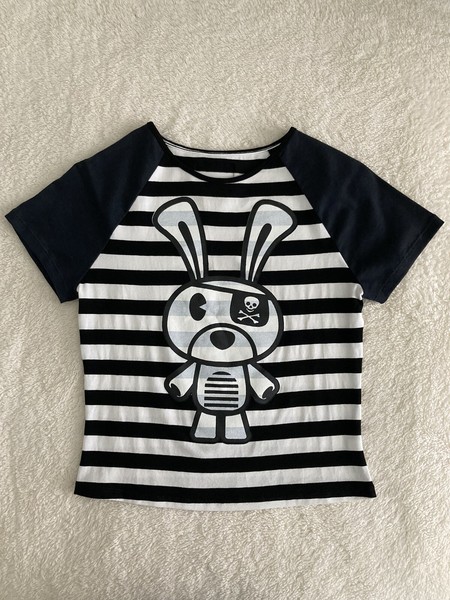 Camiseta chica conejito kawaii anime bunny sux ladies shirt top S