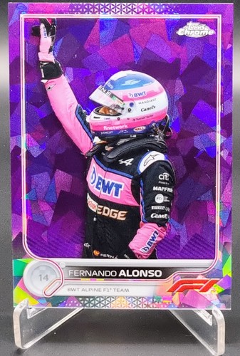 Topps F1 2022 Fernando Alonso #14 Sapphire Purple /10