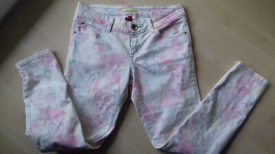 s.Oliver QS White Slim Fit Denim-Coloured-Jeans-Hose-Pants D-38 neuw.Cotton
