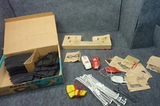Eldon Deluxe Road Race  Slot Car Set 1962 2x4 ft Track in Box