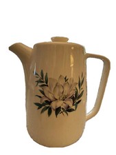 POND LILY FRENCH SAXON CHINA DEHAVILAND TEAPOT UNION MADE IN USA 8” TALL