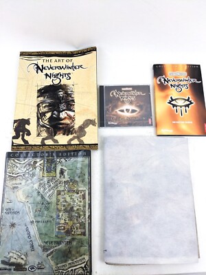 Neverwinter Nights PC Collector's Edition Map Poster Soundtrack Artbook NO GAME