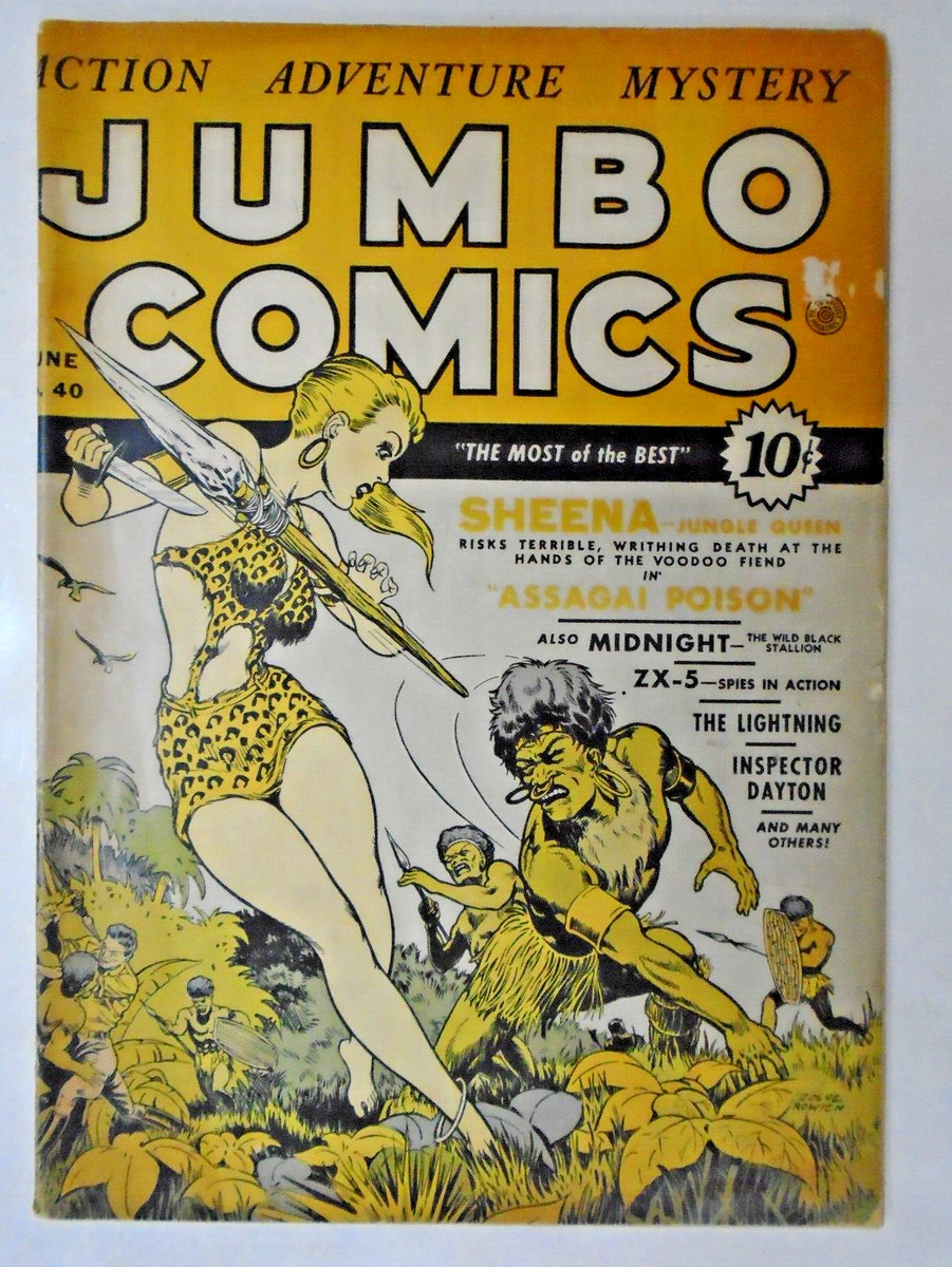 Jumbo Comics (1947, Fiction House) #40vgf | eBay