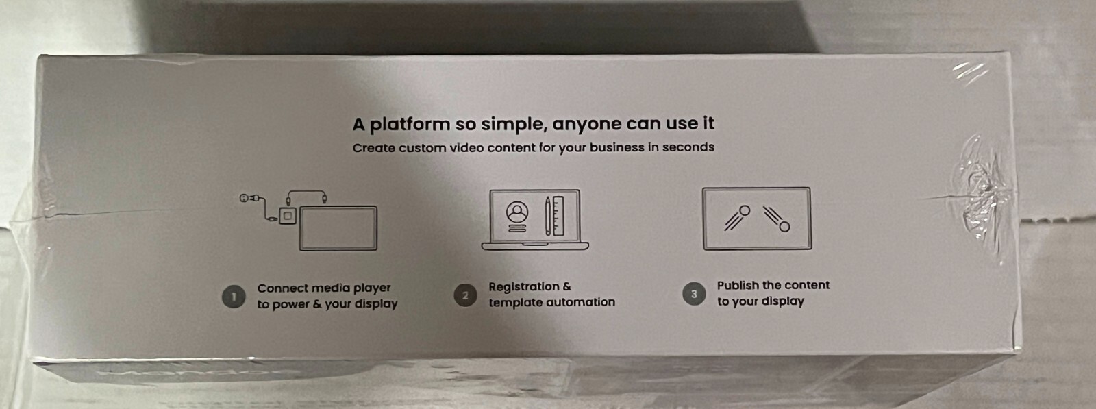 Mandoe Digital Signage Publisher AI Media Player w/Remote NEW and SEALED!