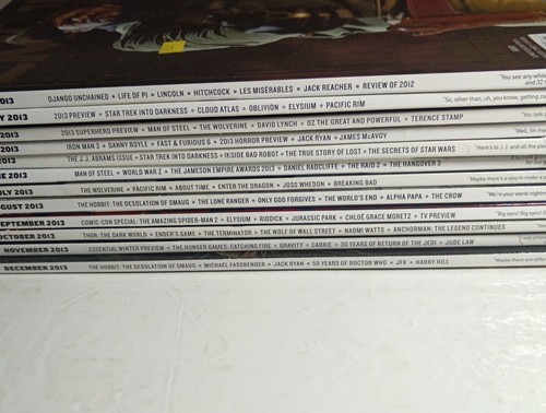 EMPIRE Magazine January 2013 To Dec 2013 Issues 283-294 Complete Year Bundle Lot - Picture 3 of 23