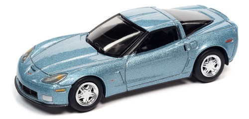 JOHNNY LIGHTNING - CARLISLE BLUE - 2012 CHEVY CORVETTE Z06 - Picture 3 of 3