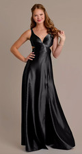 Black Prom Dress Size 4 (David's Bridal)