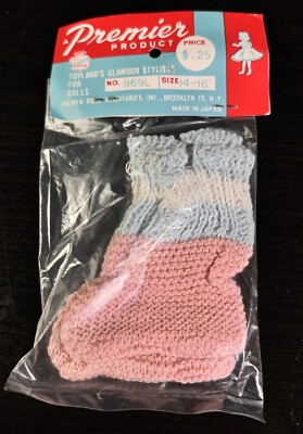 A Premier Product Sealed   Babydoll Socks 969L Size 14-16  Toyland