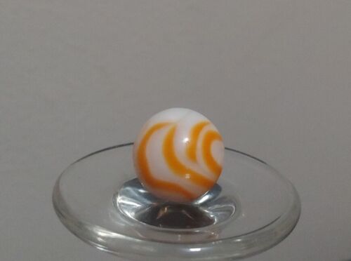Vintage Christensen Agate Co. Flame Marble -- Large Size & Many Flame Tips!