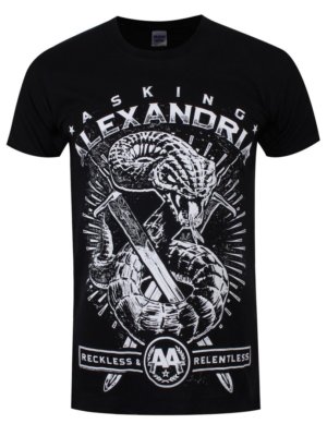 ASKING ALEXANDRIA T-Shirt Snake - Größe S - OFFIZIELLE WARE