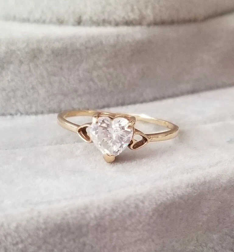 Kay jewelers rose online gold heart ring