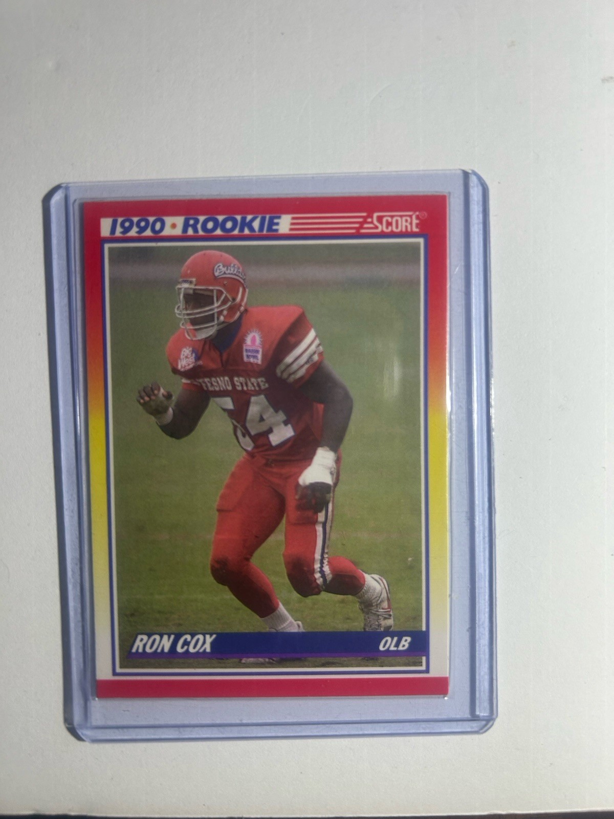 1990 Score - 1990 Rookie Ron Cox #647 (RC)