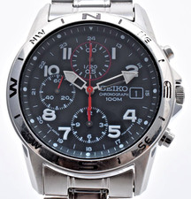 Seiko Men's Black Watch - 7T92-0DX0 for sale online | eBay