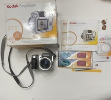 Kodak EasyShare Z710 7.1MP Digital Camera 10x Zoom w/ Box Manuals NOT WORKING