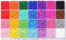 28 Colors 3Mm Seed Beads, 7200PCS Glass Seed Beads Kit for Jewelry Making, Craft