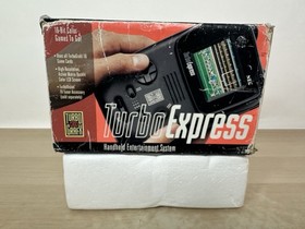 Turbo Express TurboGrafx 16 Console - Recapped w/ Box & Manual - Plays USA/Japan