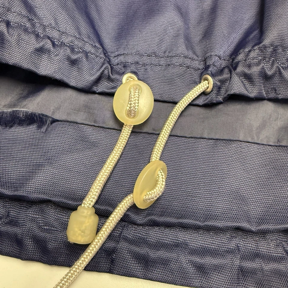 Vtg GAP Anorak Jacket Windbreaker Mens Large Blue Half Zip Hooded Thick 90s Y2K - Image 4 of 4