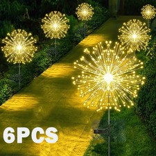 Solar Firework Lights 200 LED Outdoor Waterpr...