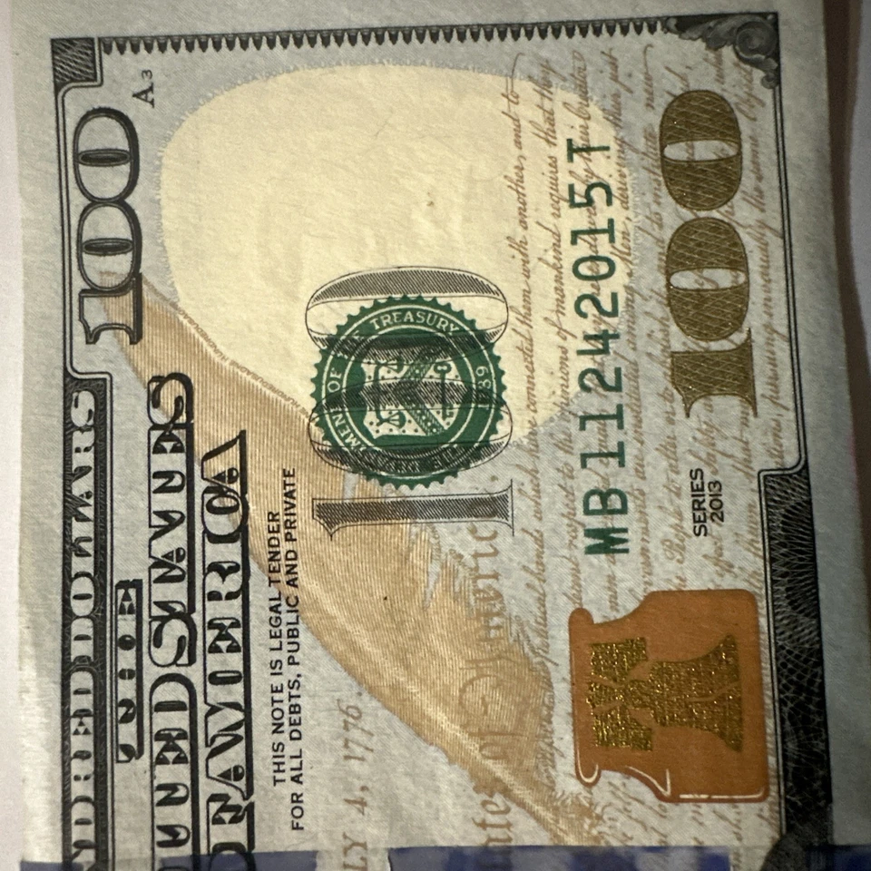 $100 Dollar Bill  Birthday Much On The Serial Number 11242015 - Image 3 of 4