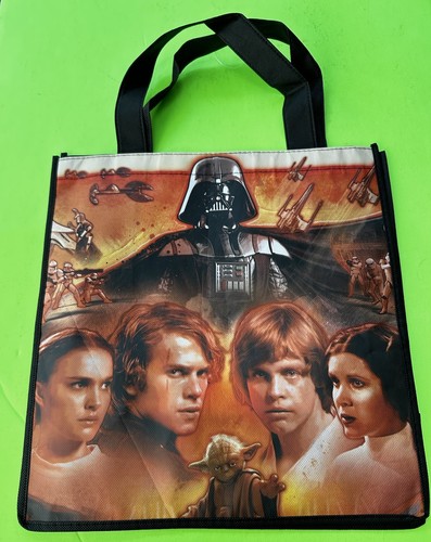 Star Wars wiederverwendbare Einkaufs-/Einkaufstasche ~ HERVORRAGENDE GRAFIK! Neu ohne Etikett - Bild 2 von 6