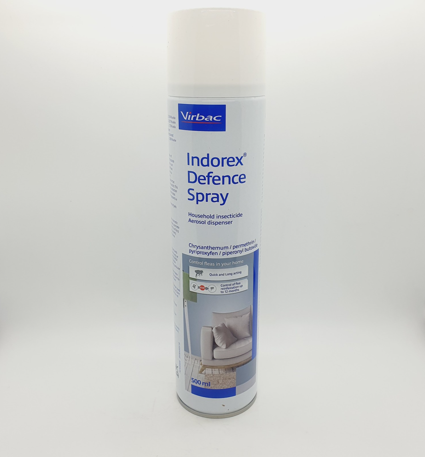 Indorex Defence Household Flea Spray Dog Cat 500ml  Exp 12/26