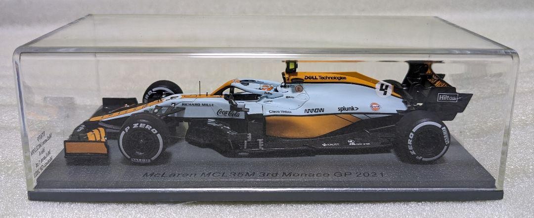 Spark　McLaren MCL35M  Monaco GP 2021 2021 Spark 1:18 Mclaren F1 MCL35M #4 Lando Norris Monaco GP