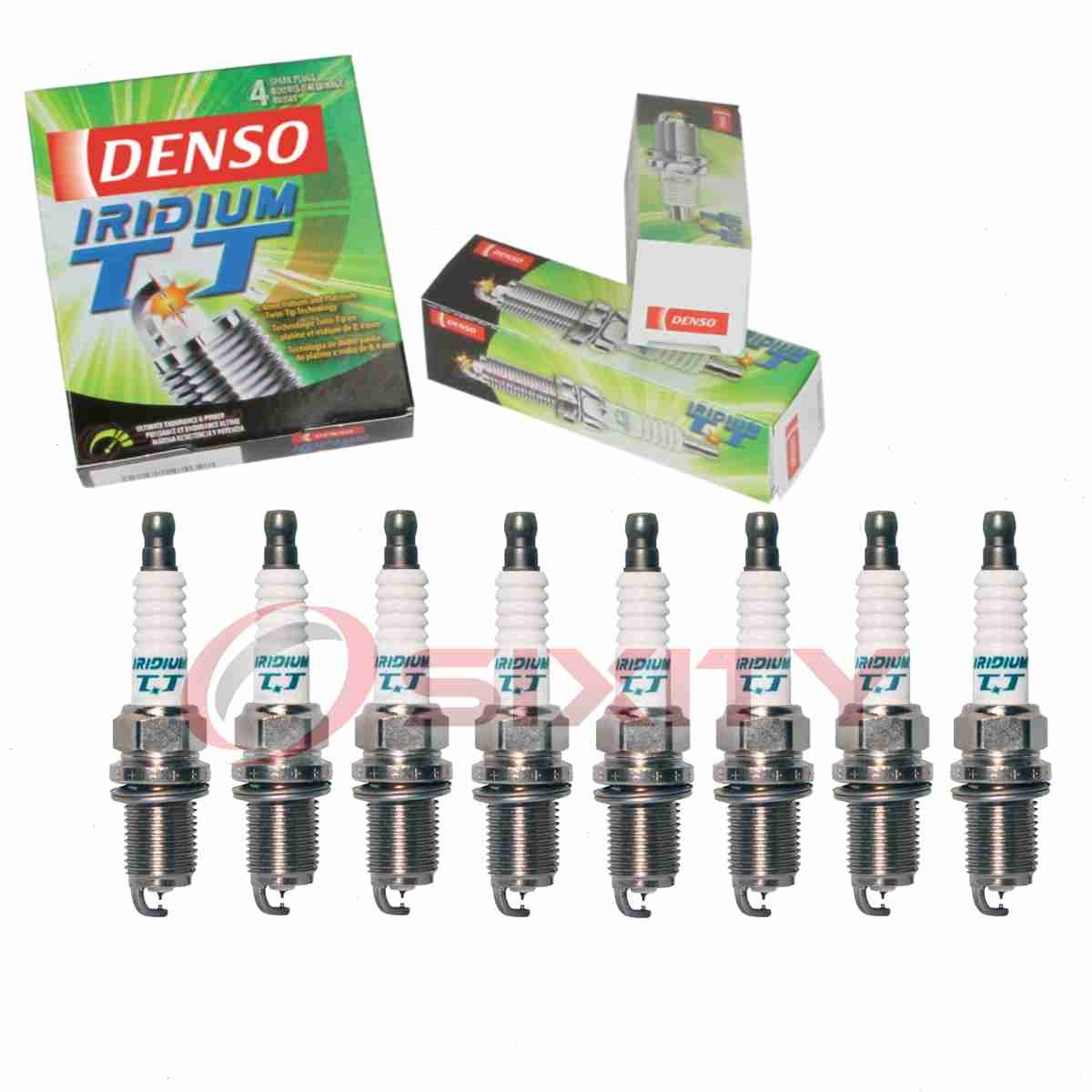 8 pc Denso Iridium TT Spark Plugs for 2006-2008 BMW 750i 4.8L V8 Ignition vs