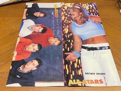 Britney Spears Nsync Justin Timberlake Five een magazine poster clipping Stars