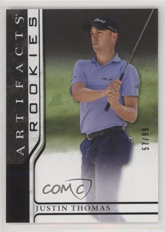 2021 Upper Deck Artifacts Rookies Black 57/99 Justin Thomas #80 0p92