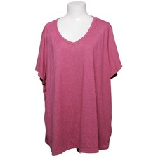 Shein Curve, T-shirt, Größe: 4XL, Pink, Elasthan/Polyester/Viskose #A7d