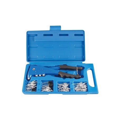 Pince à riveter King Tony pour fixer solidement sans soudure avec 120 rivets inclus