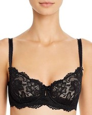 NWT Dita Von Teese 34B Cora Bra Black Lace Ba...