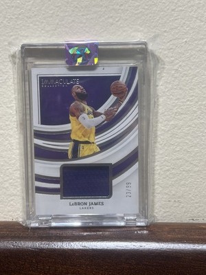 LeBron James 2021 Immaculate Lakers Patch 23/99