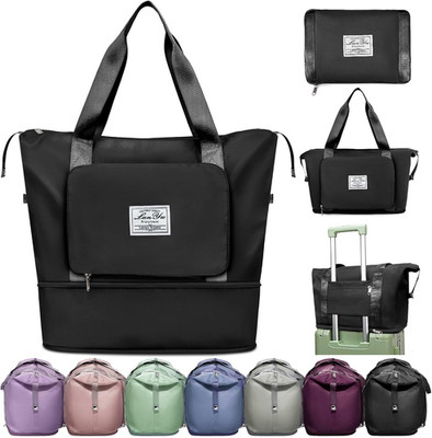 Large Capacity Folding Travel Duffel Bag with Dry and Wet Separation Portable.