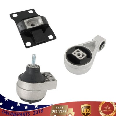 For Ford Focus DOHC 00-03 Engine Motor & Trans Mount Kit 3PCS A3003 A2939 A2986